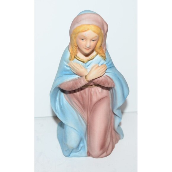 Vtg Homco #5216 Nativity Set REPLACEMENT Mary Figurine - Picture 1 of 6